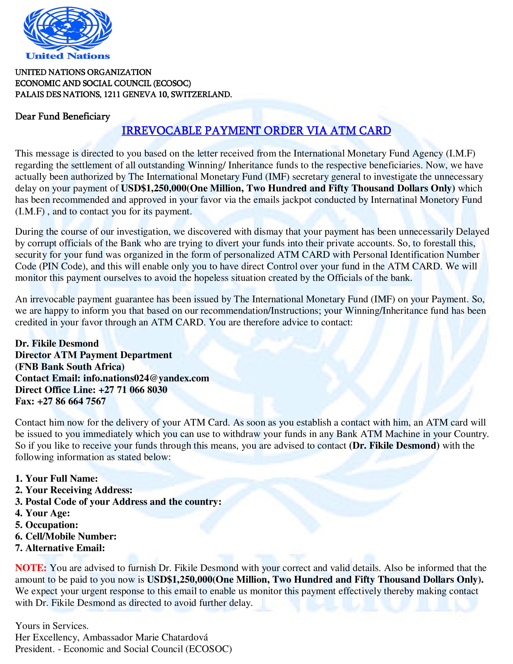 UN ECOSOC WELCOME TO UNITED NATIONS ECOSOC DEPARTMENT – Brendinghat